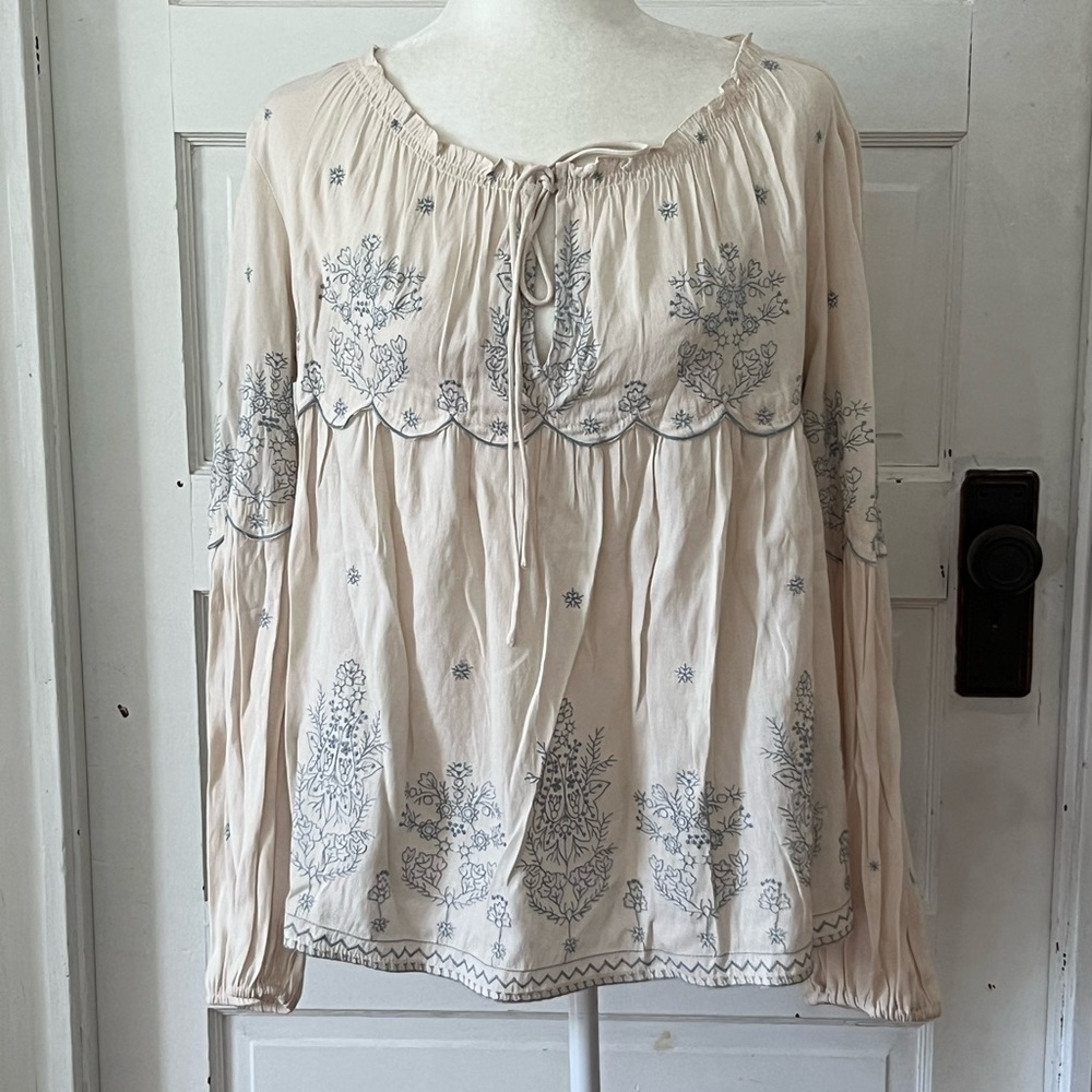 Current Air | Peasant Blouse